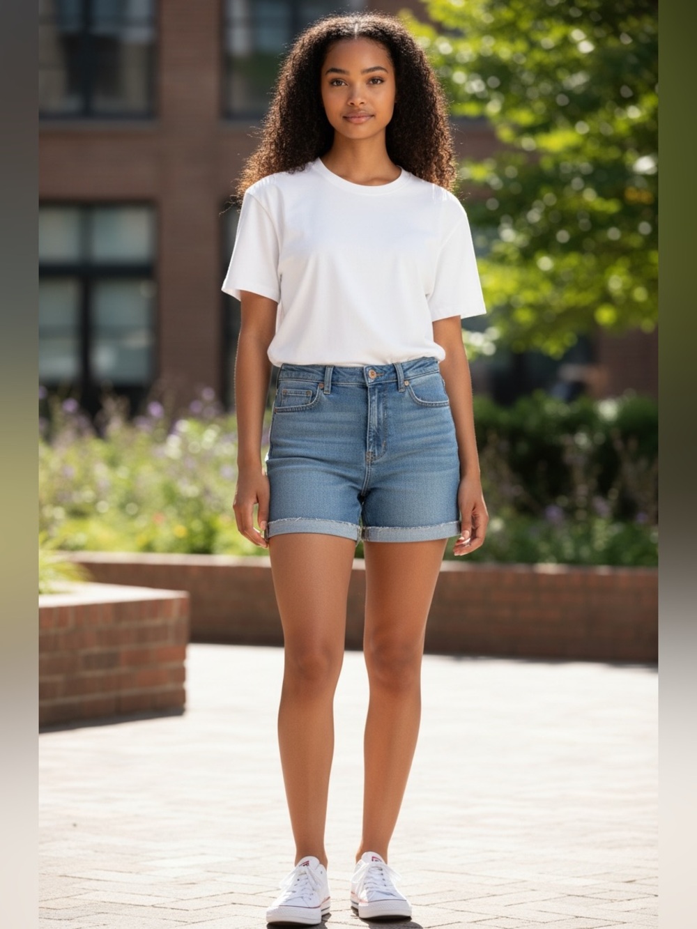 WEEKEND SALE! American Eagle Next Level Stretch Denim Shorts Size 4 Jorts